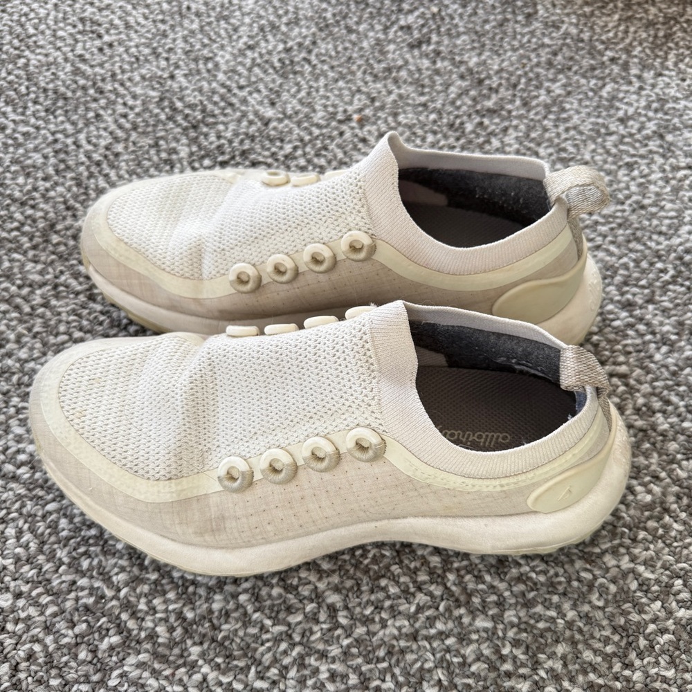 Allbirds Women's Trail Runners SWT - Natural White (Cream Sole)